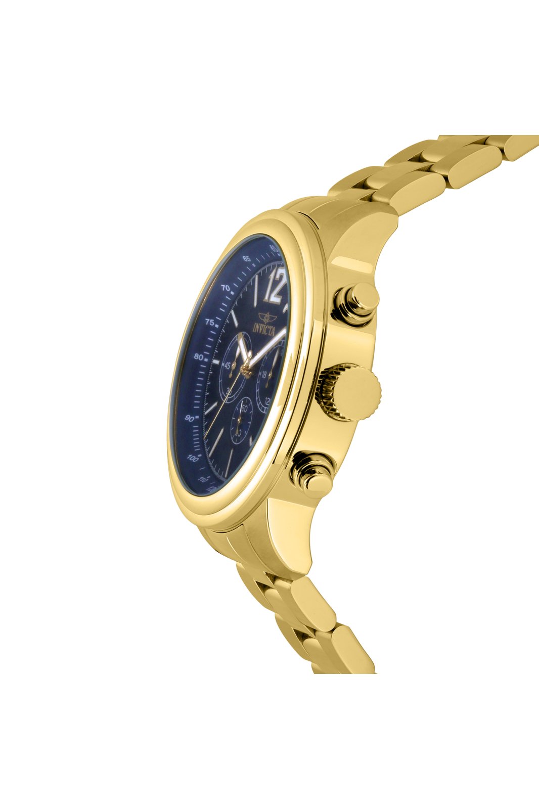 Invicta Aviator 28896 Orologio Uomo Al Quarzo - Cassa In Acciaio 49mm, Quadrante Blu, Impermeabile 10 Bar, Movimento Preciso, Collezione Aviator