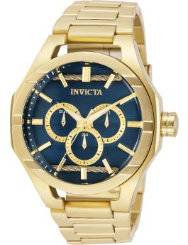 Invicta Bolt 31830 Relógio Masculino - Movimento de Quartzo - Aço Inoxidável com Mostrador Azul - 48 mm