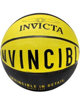 Invicta Basketbal Zwart/Geel