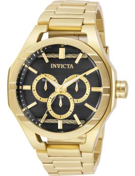 Invicta Bolt 31831 Relógio Masculino - Movimento de Quartzo - Aço Inoxidável com Mostrador Preto - 48 mm