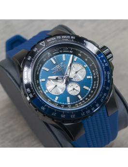 Invicta Aviator 33037 Férfi óra - Quartz szerkezet - Rozsdamentes acél kék számlappal - 50 mm