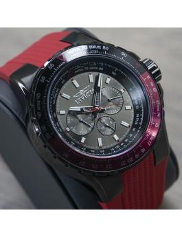 Invicta Aviator 33039 Herreklokke - Quartz Urverk - Rustfritt Stål med Svart Skive - 50 mm
