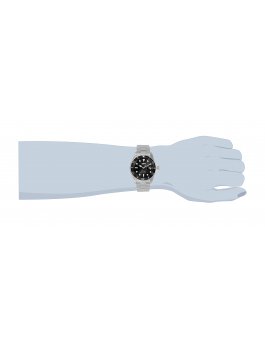 Invicta Pro Diver 33266 Zegarek męski - Mechanizm kwarcowy - Stal nierdzewna z czarną tarczą - 42 mm