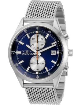 Invicta Pro Diver 31356 Men's Watch - Quartz Movement - Stainless Steel with Blue Dial - 43 mm