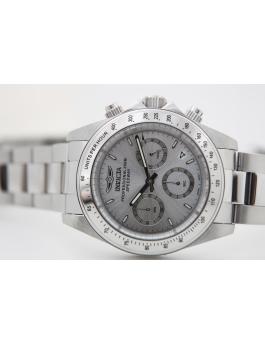 Invicta Speedway 14381 Relógio Masculino - Movimento Quartz - Aço Inoxidável com Mostrador Prateado - 39 mm