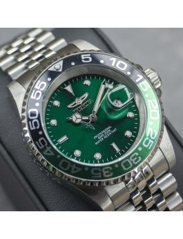 Invicta Pro Diver 34105 Men's Watch - Quartz Movement - Stainless Steel with Green Dial - 40 mm