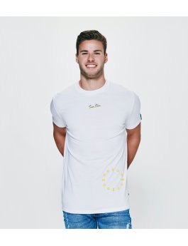 Time Flies T-shirt The Dial - Slim Fit White