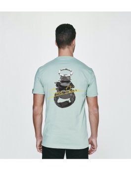 Time Flies T-shirt The Time Explosion - Slim Fit Green