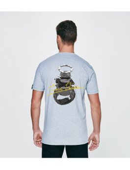 Time Flies T-shirt The Time Explosion - Slim Fit Grey