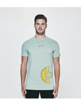 Time Flies T-shirt The Yellow Rotor - Slim Fit Green