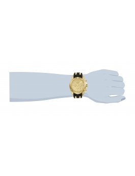 Invicta Bolt 34142 Reloj de Hombre - Movimiento de Cuarzo - Acero Inoxidable con Esfera Dorada - 50 mm