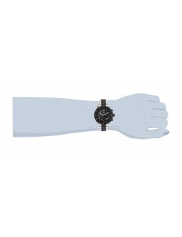 Invicta Specialty 1326 Orologio da Uomo - Movimento al Quarzo - Acciaio Inossidabile con Quadrante Nero - 45 mm