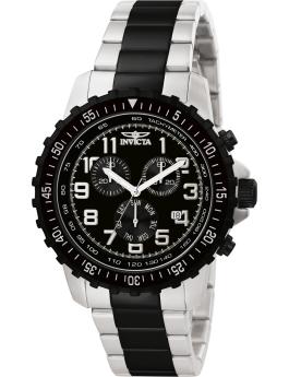 Invicta Specialty 1326 Relógio Masculino - Movimento de Quartzo - Aço Inoxidável com Mostrador Preto - 45 mm