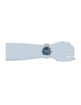 Invicta Bolt 32373 Herrenuhr - Quarzwerk - Edelstahl mit blauem Zifferblatt - 50 mm