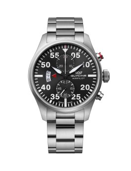 Glycine Airpilot Chronograph GL0355 Men's Quartz Watch - 44mm