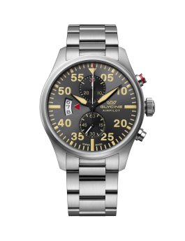 Glycine Airpilot Chronograph GL0356 Men's Quartz Watch - 44mm