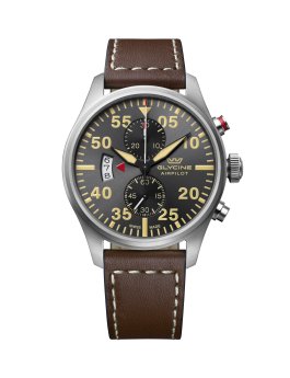 Glycine Airpilot Chronograph GL0359 Men's Quartz Watch - 44mm
