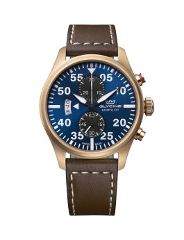 Glycine Airpilot Chronograph GL0361 Men's Quartz Watch - 44mm