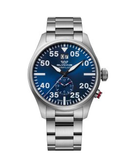 Glycine Airpilot Dual Time GL0362 Men's Quartz Watch - 44mm