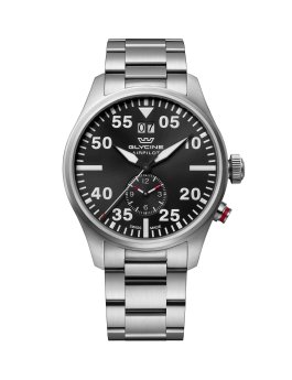 Glycine Airpilot Dual Time GL0363 Relógio de Homem Quartzo  - 44mm