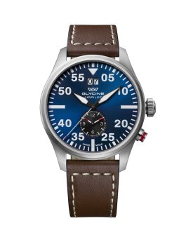 Glycine Airpilot Dual Time GL0365 Men's Quartz Watch - 44mm