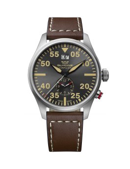 Glycine Airpilot Dual Time GL0367 Men's Quartz Watch - 44mm