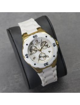Invicta Angel 18796 Reloj de Mujer - Movimiento de Cuarzo - Acero Inoxidable con Esfera Blanca - 38 mm
