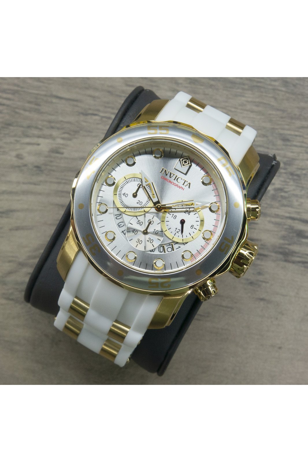 Invicta Pro Diver - SCUBA 20291 Ανδρικό Ρολόι - Κουρδιστό Κίνηση Quartz - Ανοξείδωτο Ατσάλι με Ασημί Καντράν - 48 mm