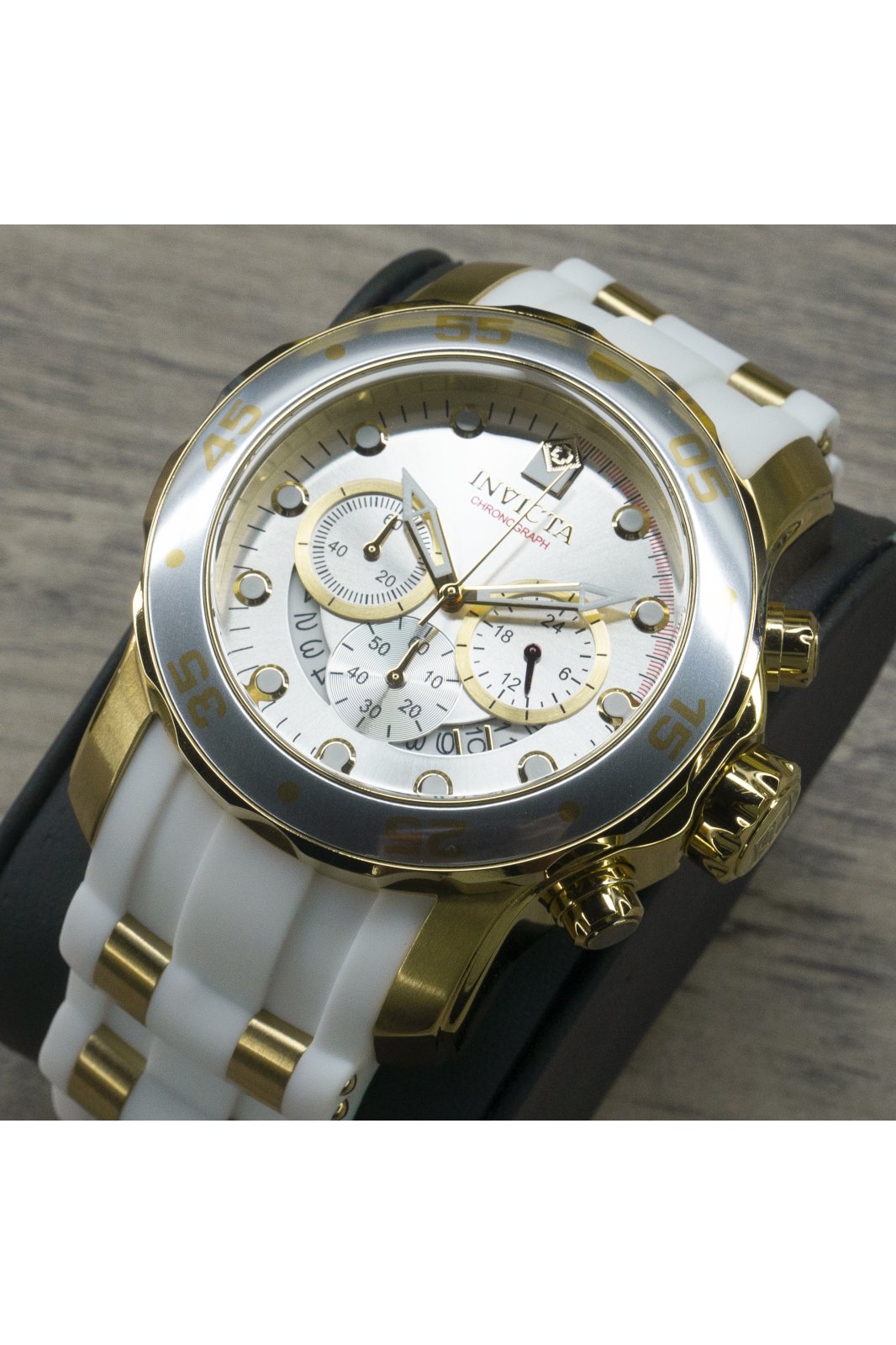Invicta Pro Diver - SCUBA 20291 Ανδρικό Ρολόι - Κουρδιστό Κίνηση Quartz - Ανοξείδωτο Ατσάλι με Ασημί Καντράν - 48 mm