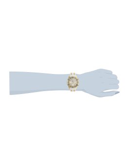 Invicta Angel 24901 Reloj para Mujer - Movimiento de Cuarzo - Acero Inoxidable con Esfera Blanca - 40 mm