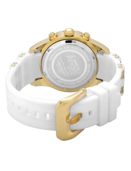 Invicta Angel 24901 Reloj para Mujer - Movimiento de Cuarzo - Acero Inoxidable con Esfera Blanca - 40 mm