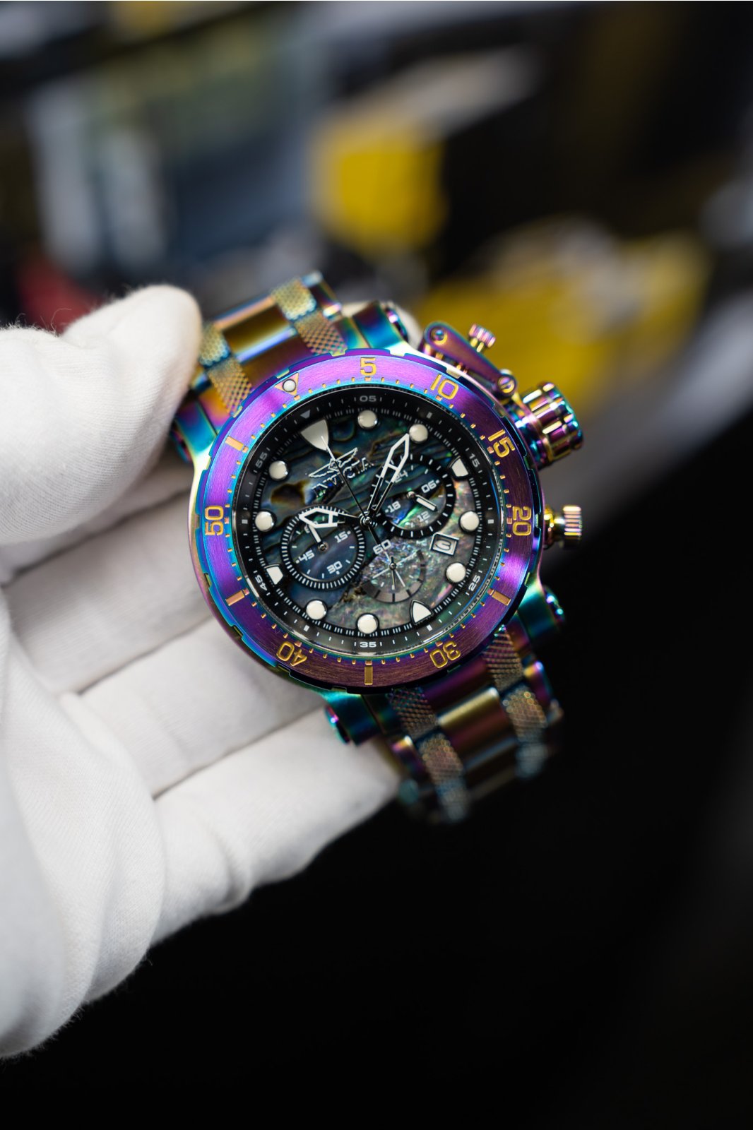Invicta Coalition Forces 26507 Moška ura - Quartz mehanizem - Nerjaveče jeklo z večbarvnim številčnico - 52 mm