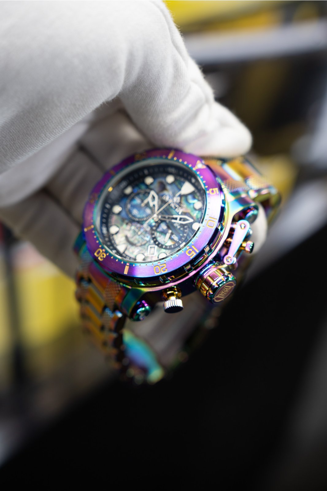 Invicta Coalition Forces 26507 Moška ura - Quartz mehanizem - Nerjaveče jeklo z večbarvnim številčnico - 52 mm