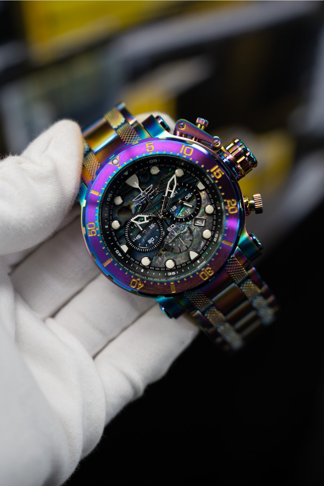 Invicta Coalition Forces 26507 Moška ura - Quartz mehanizem - Nerjaveče jeklo z večbarvnim številčnico - 52 mm
