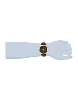 Invicta I by Invicta IBI90242-003 Reloj de hombre - Movimiento de cuarzo - Acero inoxidable con esfera negra - 44 mm