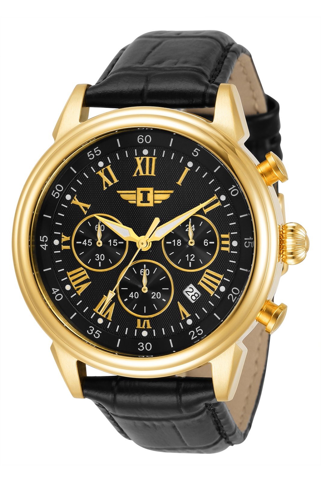 Invicta I by Invicta IBI90242-003 Reloj de hombre - Movimiento de cuarzo - Acero inoxidable con esfera negra - 44 mm