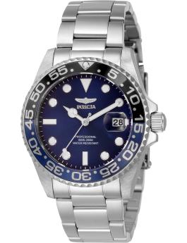 Invicta Pro Diver 33259 Watch - Quartz Movement - Stainless Steel with Blue Dial - 38 mm