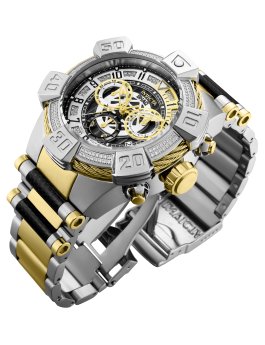 Invicta SHAQ 33665 Men's Quartz Watch - 52mm - With  diamonds