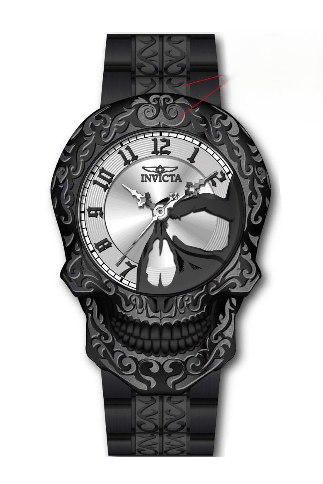 Invicta Artist 33967 Men's Watch - Quartz Movement - Stainless Steel with Grey Dial - 50 mm