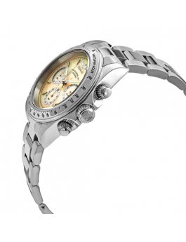 Invicta Speedway 28666 Herrenuhr - Quarzwerk - Edelstahl mit goldenem Zifferblatt - 39 mm