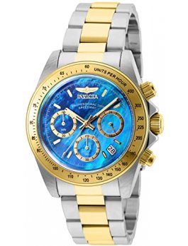 Invicta Connection 28668 Herrenarmbanduhr - Quartz Bewegung - Edelstahl mit Blauem Zifferblatt - 39 mm
