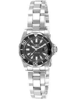 Invicta Signature 7059 Relógio Feminino - Movimento de Quartzo - Aço Inoxidável com Mostrador Preto - 27 mm
