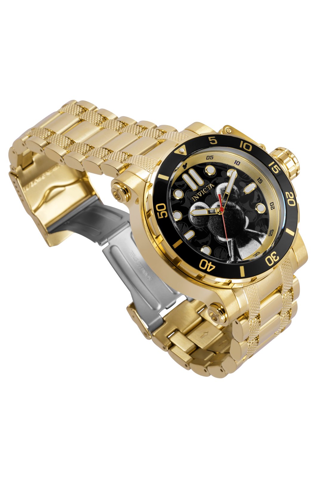 Orologio Uomo Invicta Speedway 26308 - Quarzo, Cassa 50mm Acciaio, Quadrante Nero, Impermeabile 10 Bar