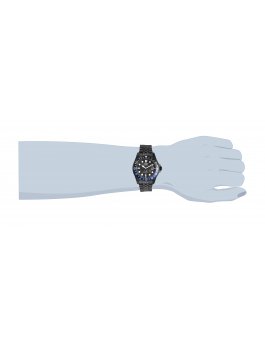 Invicta Pro Diver 30627 Herren Uhr - Quartz Bewegung - Edelstahl mit schwarzem Zifferblatt - 43 mm