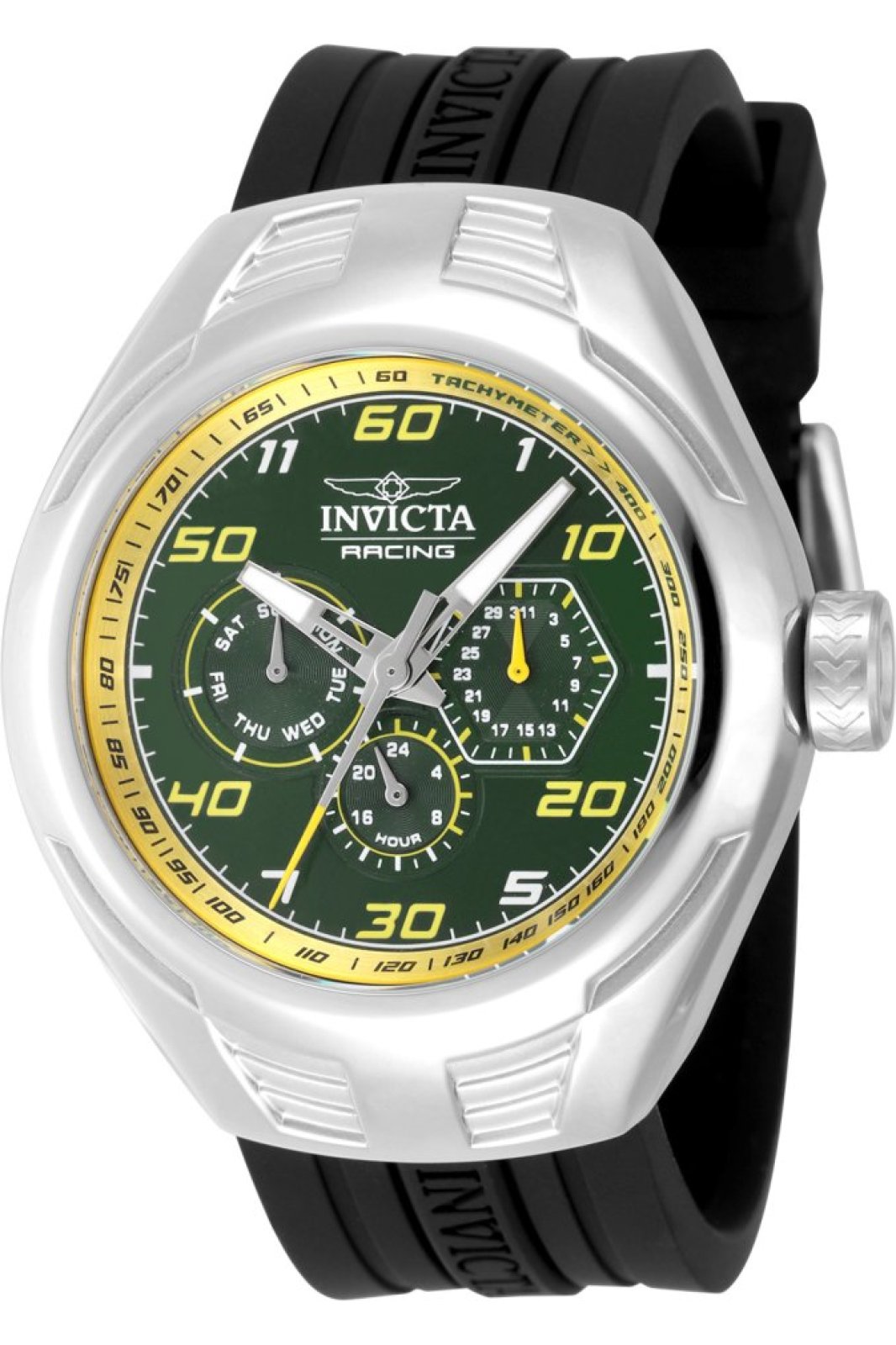 Invicta Racing 47736, Orologio Uomo 44mm Acciaio - Quadrante Bianco, Sportivo E Impermeabile, Regalo Perfetto