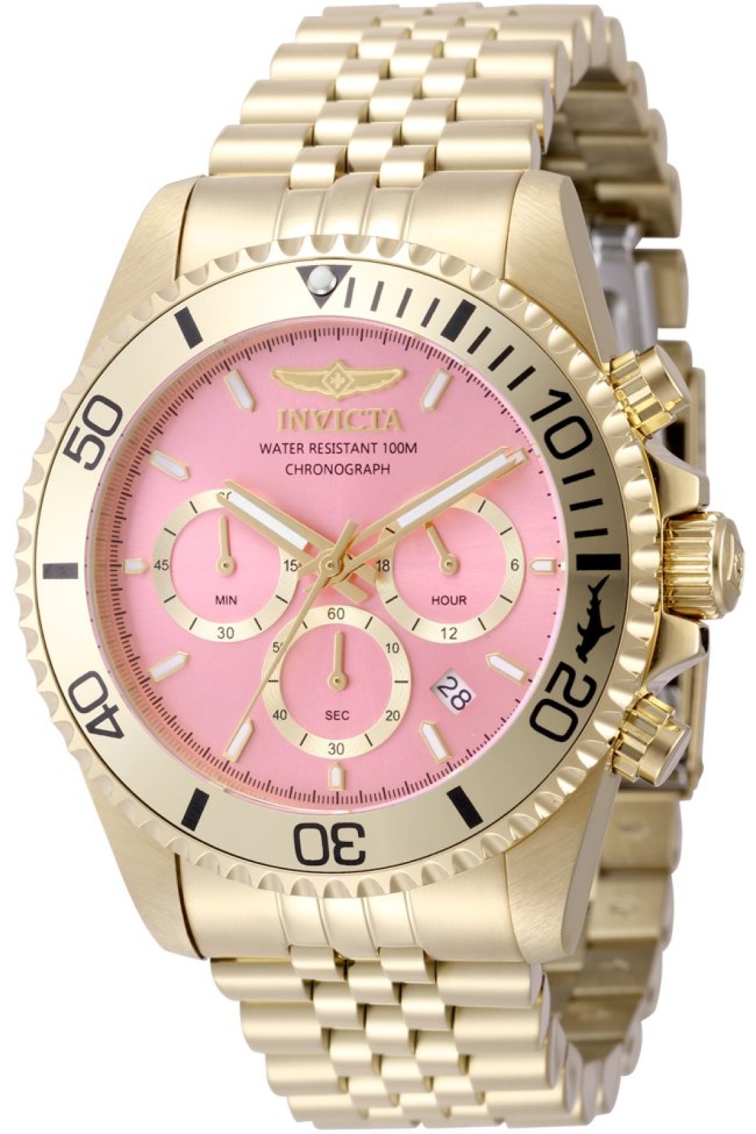 Invicta Pro Diver 30808 - Orologio da uomo, impermeabile, analogico, movimento al quarzo, in acciaio inox, quadrante verde, 43 mm : Invicta